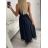 Šaty dlouhé elegantní společenské bez rukávu dámské (L/XL ONE SIZE) ITALSKÁ MÓDA IMM22FS52701/DR L/XL bílá