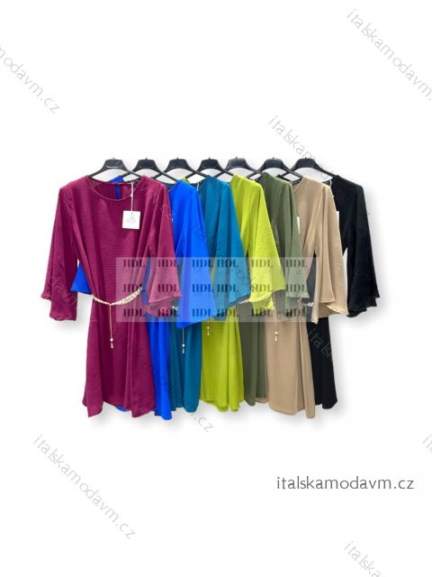 Šaty dlhý rukáv dámske (S/M ONE SIZE) TALIANSKA MÓDA IMPHD22991899