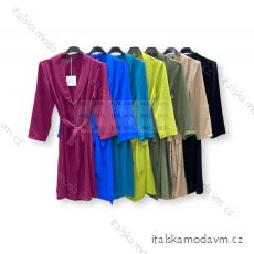 Šaty košeľové dlhý rukáv dámske (S/M ONE SIZE) TALIANSKA MÓDA IMPHD2222542