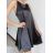 Šaty letní bez rukávu dámské (S/M ONE SIZE) ITALSKÁ MÓDA IMPBB22F11795