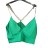 Tielko crop top na ramienka dámske (S/M ONE SIZE) TALIANSKA MÓDA IMPBB22O5667/DR zelená S/M