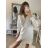 Šaty košeľové dlhý rukáv dámske (S/M ONE SIZE) TALIANSKA MóDA IM322307
