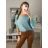 Sveter tenký oversize s mašlí dlhý rukáv dámsky (M/L ONE SIZE) TALIANSKA MÓDA IM422910/DR smotanová M / L