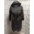 Bunda/parka šusťáková s kapucí dámská nadrozměr (XL/2XL ONE SIZE) ITALSKÁ MÓDA IM422690