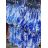 Šaty krátké letní carmen přes ramena na ramínka květované dámské (S/M ONE SIZE) ITALSKÁ MÓDA IMM22Q51606/DR S/M svetlo modrá