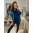 Košile oversize saténová  dlouhý rukáv dámská (S/M/L/XL ONE SIZE) ITALSKÁ MODA IMD22794/DR starorůžová L/XL