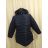 Bunda s kapucňou dámska nadrozmer (4XL-8XL) BESS222251 tmavo modrá 7XL