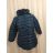 Bunda s kapucí dámská nadrozměr (4XL-8XL) BESS222251 petrolejová 6XL