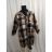 Kabát dámsky (2X/3XL ONE SIZE) Talianska móda IM822lisa