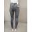 Rifle jeans dlouhé dámské (XS-XL) RE-DRESS RED22RE3619-b/DR XS Šedá