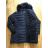 Bunda s kapucňou dámska nadrozmer (4XL-8XL) BESS222251 tmavě modrá