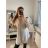 Košeľa oversize dlhý rukáv dámska (S/M/L ONE SIZE) TALIANSKA MÓDA IMWB22243 čierna M / L