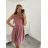 Šaty carmen dámske (S/M ONE SIZE) TALIANSKA MÓDA IM322350 staroružová tmavá S/M