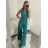 Overal dlouhý letní variabilní zavazování icecool dámské (S/M ONE SIZE) ITALSKÁ MÓDA IMM22377/DR starorůžová