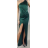 Šaty dlhé letné elegantné bez rukávov dámske (S/M ONE SIZE) TALIANSKA MÓDA IMPBB22B22974