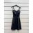 Šaty elegantné na ramienka dámske (S/M ONE SIZE) TALIANSKA MÓDA IMPSH226451