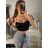 Top na ramínka dámské (S/M ONE SIZE) ITALSKÁ MÓDA IMPBB22C23443