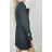 Kabát dlouhý rukáv dámský (S/M ONE SIZE) ITALSKÁ MÓDA IMPBB22D42531