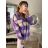 Kabát krátky jarné dlhý rukáv dámsky (S / M / L ONE SIZE) TALIANSKÁ MÓDA IMM21302