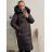 Kabát zimný dámsky nadrozmer (3XL-7XL) LIBLAND LIB22LD-7688B čierna 3XL