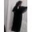 Dlouhé šaty plesové elegantné spoločenské krátky rukáv dámske nadrozmer (XL/2XL ONE SIZE) TALIANSKA MÓDA IMM228995HO