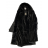 Kabát parka s kapucňou dámsky nadrozmer (3XL-6XL) LIBLAND LIB22LD-7643BIG čierna 4XL