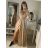 Šaty letné dlhé na ramienka dámske (S/M ONE SIZE) TALIANSKA MÓDA IMPBB22A11017/DR biela S/M