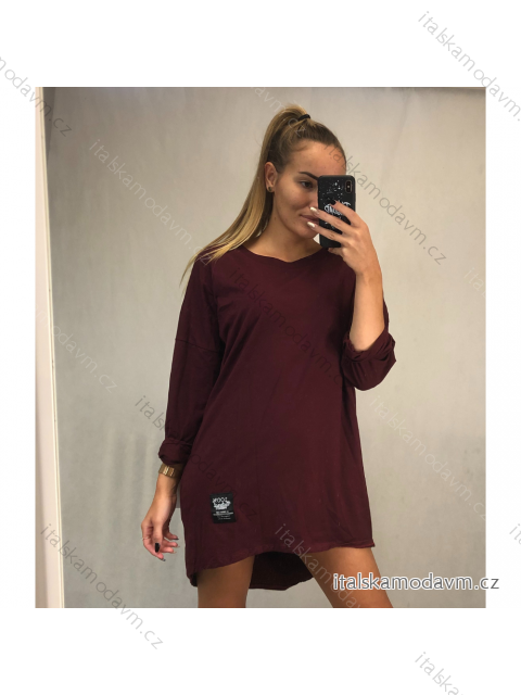 Šaty alá tričko 3/4 dlhý rukáv (uni L / 3XL) TALIANSKA Momento IM421047 / DR