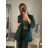 Kalhoty elegantní dlouhé dámské (S-XL) ITALSKÁ MÓDA IMM22MS12085B/DR smaragdová S