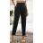 Kalhoty elegantní dlouhé dámské (S-XL) ITALSKÁ MÓDA IMM22MS12085C/DR čierna S
