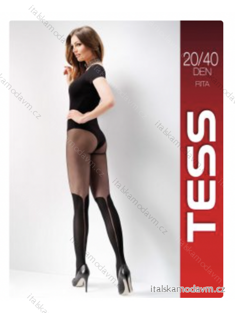 Pančuchy dámske 20/40DEN (158-180) TESS TESS22RITA-20/40DEN Čierna 4