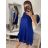 Šaty elegantné na ramienka dámske (S/M ONE SIZE) TALIANSKA MÓDA IMPBR22H3104-Z1