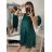Šaty elegantné na ramienka dámske (S/M ONE SIZE) TALIANSKA MÓDA IMPBR22H3104-Z1 béžová S/M