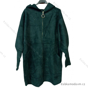 Kabát jesenná na zip alpaka dámsky (S/M/L ONE SIZE) TALIANSKA MÓDA IMWC223350/D/P7
