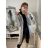Cardigan pletený dlouhý rukáv dámský (S/M/L ONE SIZE) ITALSKÁ MÓDA IM4221044