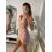Šaty elegantné spoločenské na ramienka dámske (S/M ONE SIZE) TALIANSKA MÓDA IMM22ls20784/DR šedá tmavá S/M