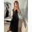 Šaty letné dlhé na ramienka dámske (S/M ONE SIZE) TALIANSKA MÓDA IMPBB22A11017/DR biela S/M