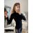 Sveter rolák dlhý rukáv dámsky (S/M ONE SIZE) TALIANSKA MóDA IMM22Fd5809/DR béžová