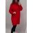 Sveter dlhý rukáv dámske (XL/2XL/3XL ONE SIZE) TALIANSKA MóDA IM422VERO/DR 2XL/3XL smaragdová