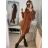 Šaty pletené oversize s rolákem dlouhý rukáv dámské (S/M/L ONE SIZE) ITALSKÁ MÓDA IMWGS223583 smaragdová S/M