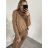 Tunika teplá s rolákem dlouhý rukáv dámský (S/M/L ONE SIZE) ITALSKÁ MÓDA IMM22H1436/DR černá