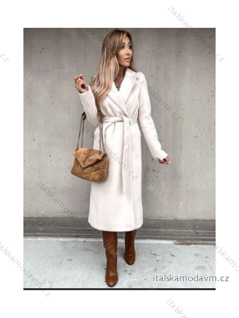 Kabát dlhý rukáv dámske (S/M ONE SIZE) TALIANSKA MÓDA IMPBB22E7636