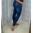 Rifle jeans zips vzadu dámske (25-29) GOURD GD2807/DR 28 modrá