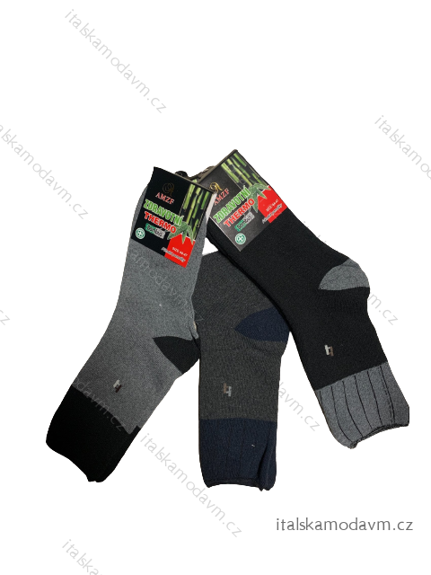 Ponožky termo zdravotné bambusové pánske (40-43 44-47) AMZF AMZF22PA-6636 MIX FARIEB 44-47