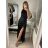 Šaty plesové dlhé elegantné bez rukávov dámske (S/M ONE SIZE) TALIANSKA MÓDA IMPBB22B22876/DR S/M vínová