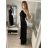 Šaty plesové dlhé elegantné bez rukávov dámske (S/M ONE SIZE) TALIANSKA MÓDA IMPBB22B22876/DR S/M vínová