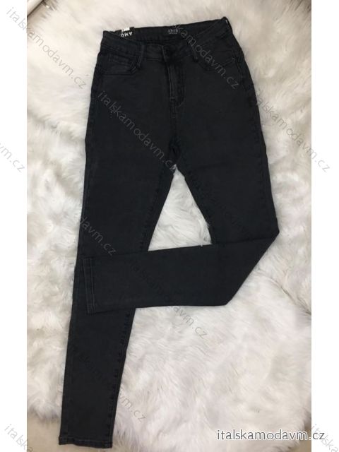 Nohavice rifle skinny dámske (26-32 ) Amore and Jeans MA519RO13-1/DR 26 černá