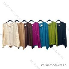 Tunika/tričko dlhý rukáv dámska (S/M ONE SIZE) TALIANSKA MÓDA IMPLM22224010010