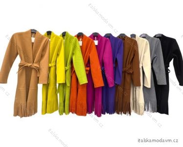 Kabát jesenný dlhý rukáv dámsky (S/M ONE SIZE) TALIANSKA MÓDA IMPLM22209540095