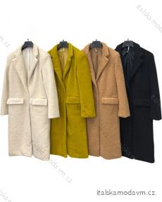 Kabát baránkový dlhý rukáv dámsky (S/M ONE SIZE) TALIANSKA MÓDA IMPLM22421100035